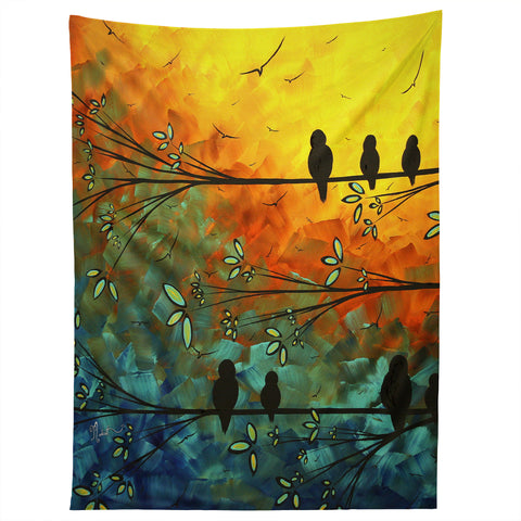 Madart Inc. Birds Of A Feather Tapestry