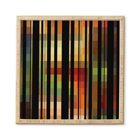 Madart Inc. Black Stripes 1 Forgotten Promise Framed Wall Art