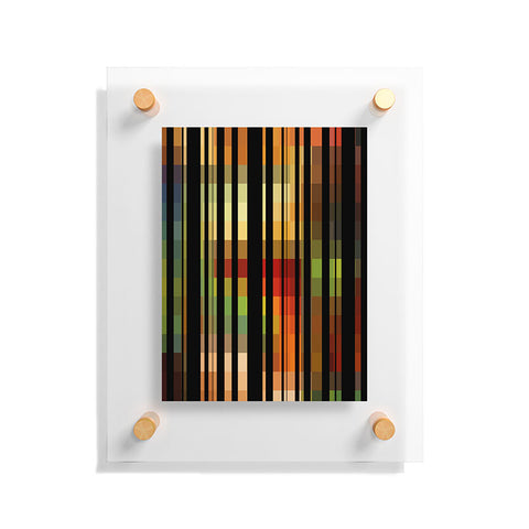 Madart Inc. Black Stripes 1 Forgotten Promise Floating Acrylic Print