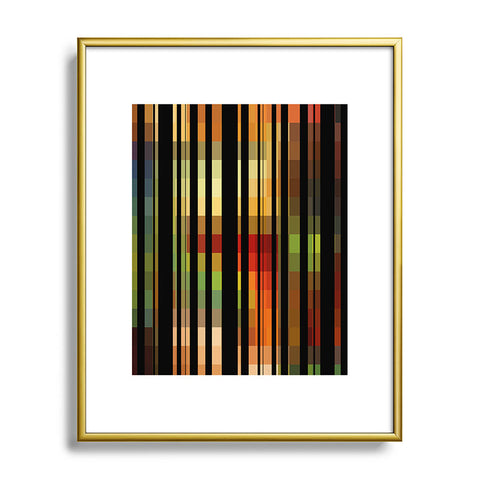 Madart Inc. Black Stripes 1 Forgotten Promise Metal Framed Art Print