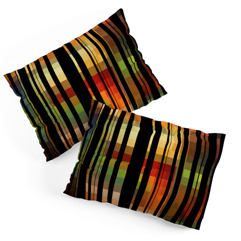 Madart Inc. Black Stripes 1 Forgotten Promise Pillow Shams
