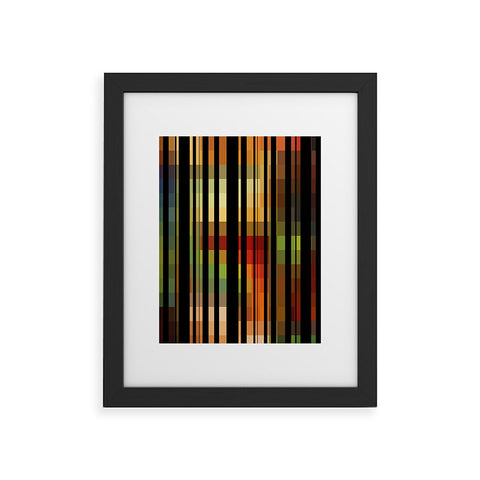 Madart Inc. Black Stripes 1 Forgotten Promise Framed Art Print