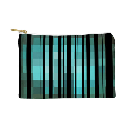Madart Inc. Black Stripes Romantic Evening Pouch