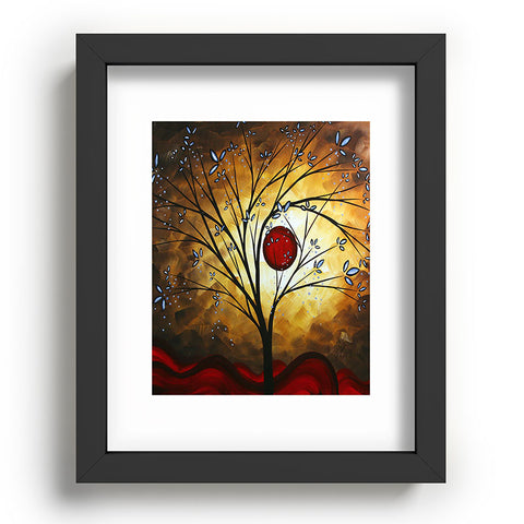 Madart Inc. Blue Blossoms Recessed Framing Rectangle