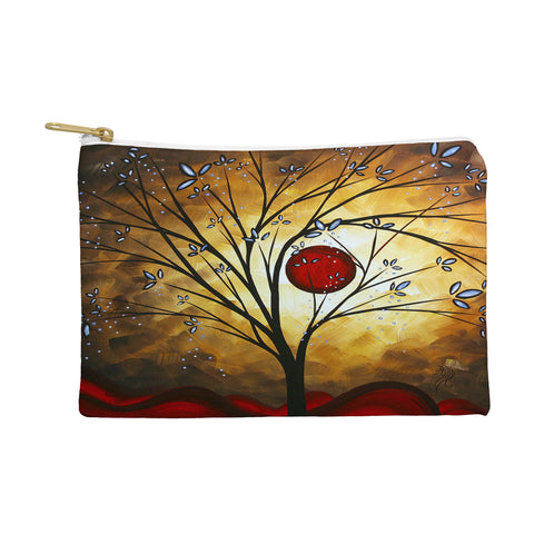 Madart Inc. Blue Blossoms Pouch