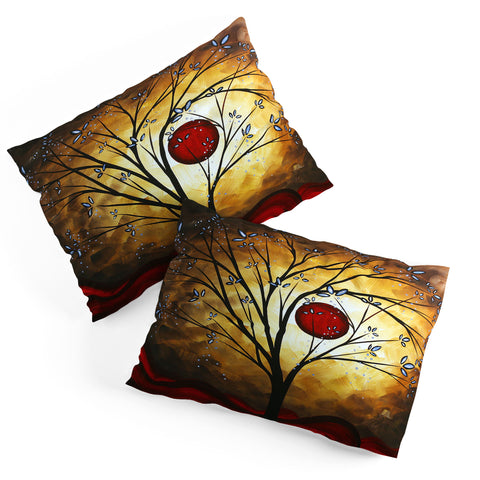 Madart Inc. Blue Blossoms Pillow Shams