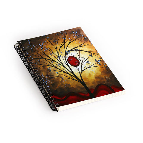 Madart Inc. Blue Blossoms Spiral Notebook