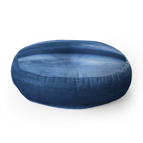 Madart Inc. Blue Lake Floor Pillow Round