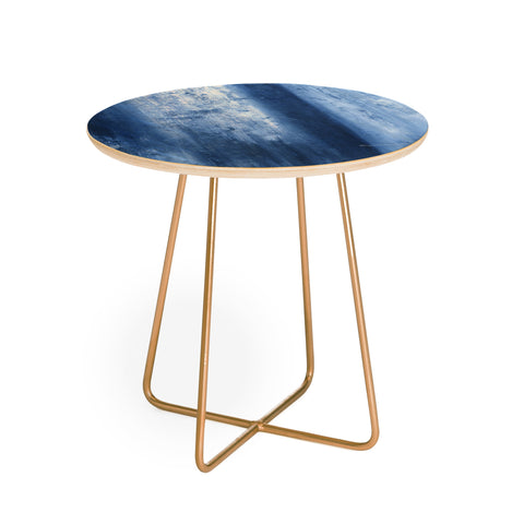 Madart Inc. Blue Lake Round Side Table