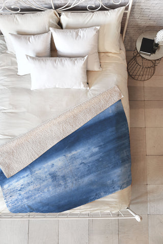 Madart Inc. Blue Lake Fleece Throw Blanket