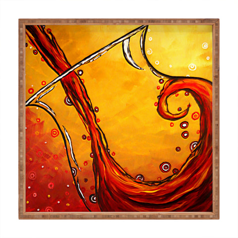 Madart Inc. Bubbling Joy Square Tray