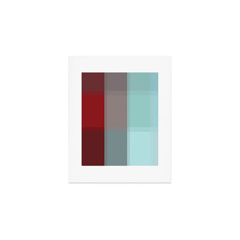Madart Inc. Burgundy Tartan Art Print