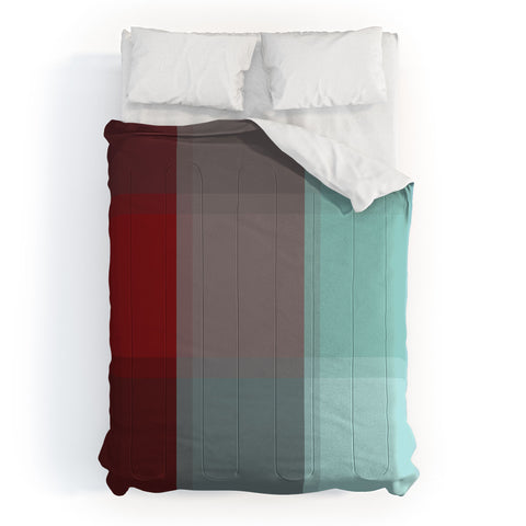 Madart Inc. Burgundy Tartan Comforter