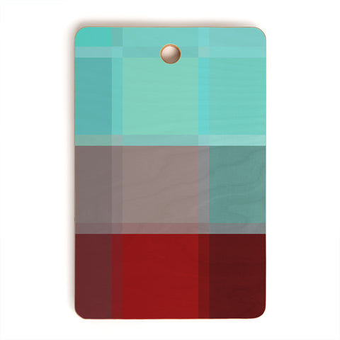 Madart Inc. Burgundy Tartan Cutting Board Rectangle