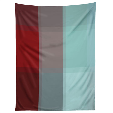 Madart Inc. Burgundy Tartan Tapestry