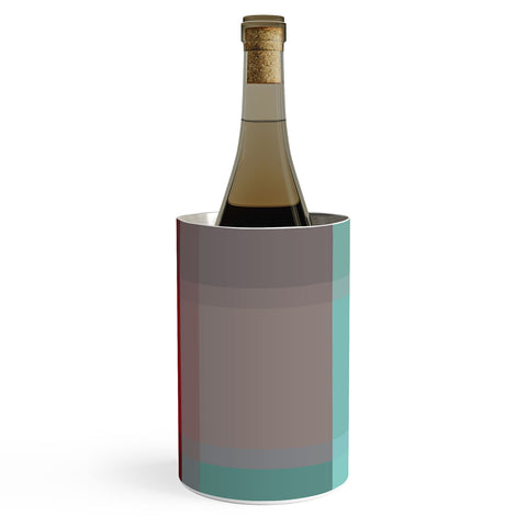 Madart Inc. Burgundy Tartan Wine Chiller