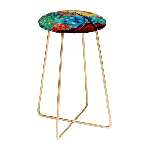 Madart Inc. Bursting Forth Counter Stool