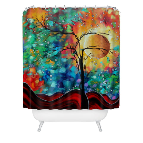 Madart Inc. Bursting Forth Shower Curtain