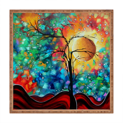 Madart Inc. Bursting Forth Square Tray