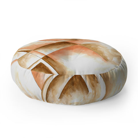 Madart Inc. Champagne Dreams 1 Floor Pillow Round