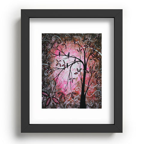 Madart Inc. Cherry Blossoms Recessed Framing Rectangle