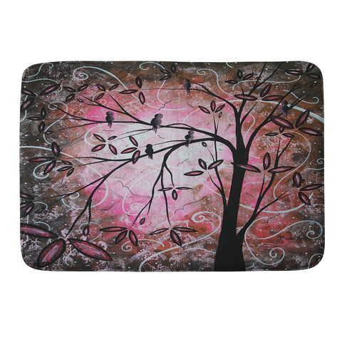 Madart Inc. Cherry Blossoms Memory Foam Bath Mat