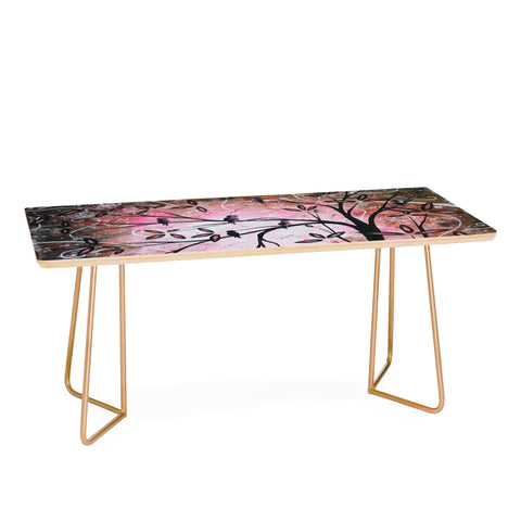 Madart Inc. Cherry Blossoms Coffee Table