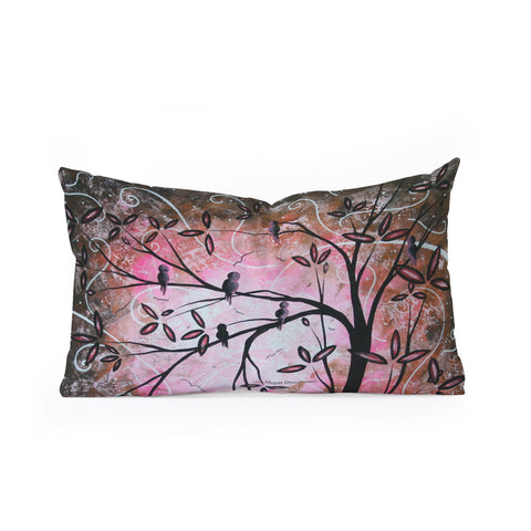 Madart Inc. Cherry Blossoms Oblong Throw Pillow