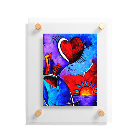 Madart Inc. City In Motion Floating Acrylic Print