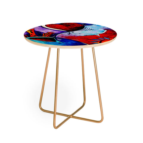 Madart Inc. City In Motion Round Side Table