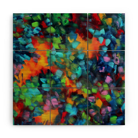 Madart Inc. Color Blast Wood Wall Mural