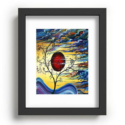 Madart Inc. Curling With Delight Recessed Framing Rectangle