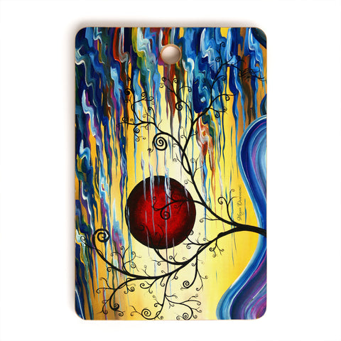 Madart Inc. Curling With Delight Cutting Board Rectangle