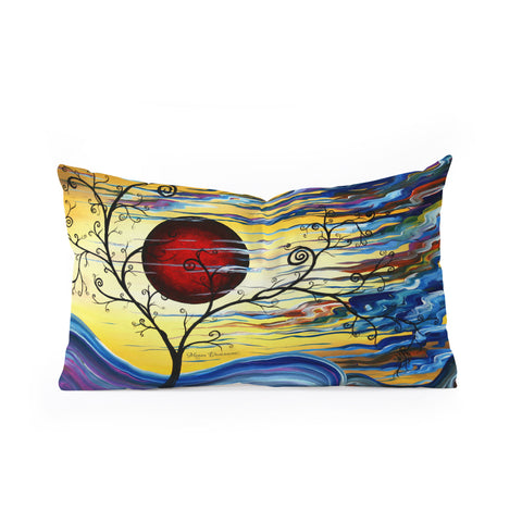 Madart Inc. Curling With Delight Oblong Throw Pillow