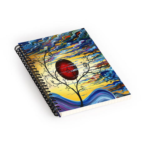 Madart Inc. Curling With Delight Spiral Notebook