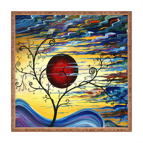 Madart Inc. Curling With Delight Square Tray