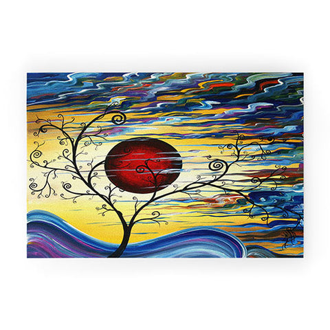 Madart Inc. Curling With Delight Welcome Mat