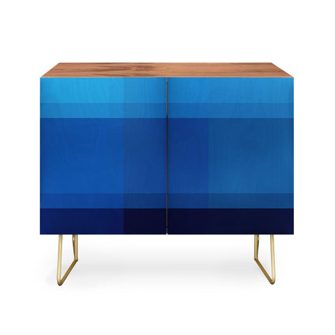 Madart Inc. Deep Blue Sea Credenza