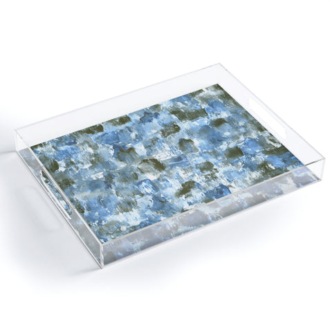 Madart Inc. Denim Mosaic Acrylic Tray