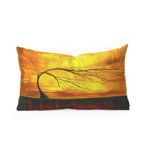 Madart Inc. Depths Of The Soul Oblong Throw Pillow