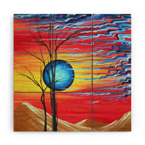 Madart Inc. Desert Dreams Wood Wall Mural