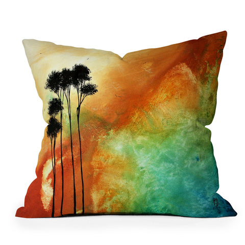 Madart Inc. Desert Mirage Throw Pillow
