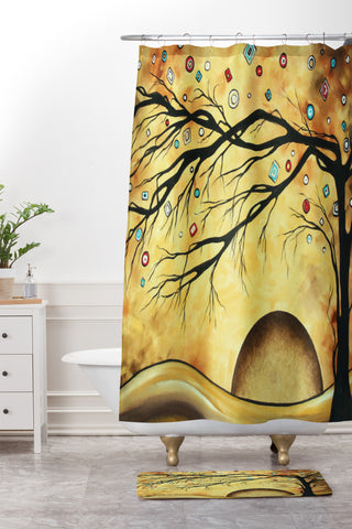 Madart Inc. Diamond Jubilee Shower Curtain And Mat