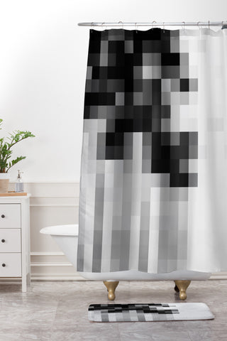 Madart Inc. Distant Forest Shower Curtain And Mat