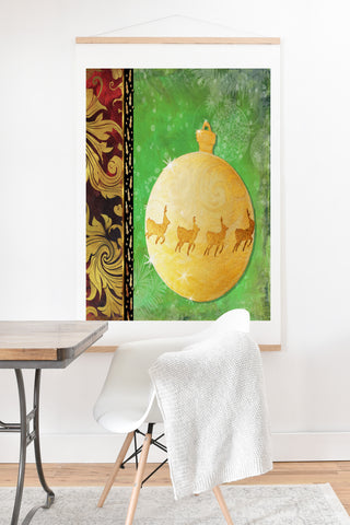 Madart Inc. Elegante 3 Art Print And Hanger