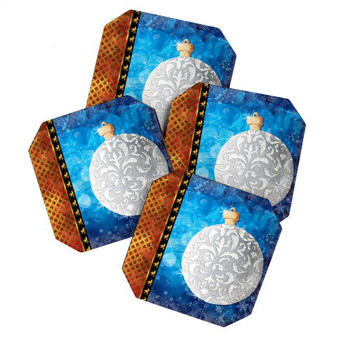 Madart Inc. Elegante 4 Coaster Set