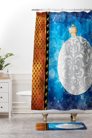 Madart Inc. Elegante 4 Shower Curtain And Mat