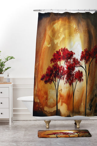 Madart Inc. Empty Nest 2 Shower Curtain And Mat