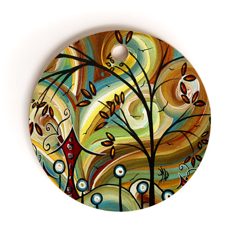 Madart Inc. Fall Colors Cutting Board Round