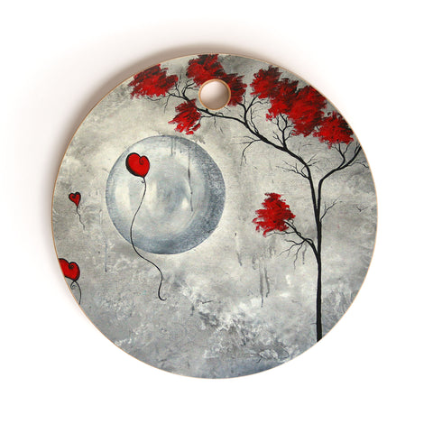 Madart Inc. Far Side Of The Moon Cutting Board Round